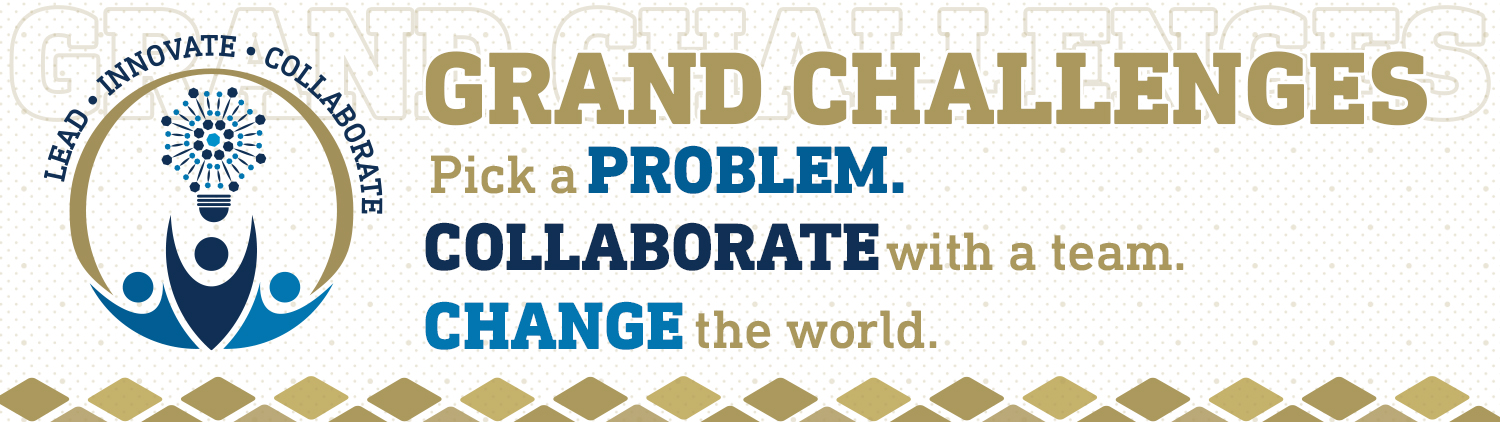 GRAND CHALLENGES PICK A PROBLEM COLLABORATE WITH A TEAM CHANGE THE WORLD